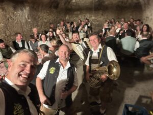 Im Weinkeller versumpft ...